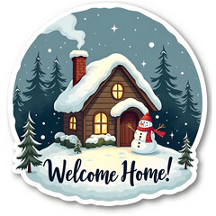 Welcome Home  Sticker
