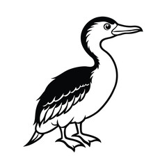 double crested cormorant 