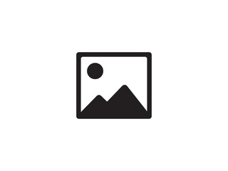 Gallery icon or photo icon and illustration design vector design 