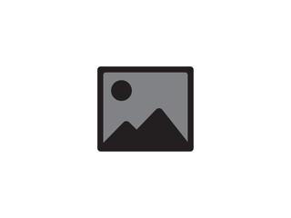 Gallery icon or photo icon and illustration design vector design 