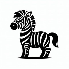 Obraz premium Zebra silhouette