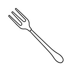 fork isolated on white