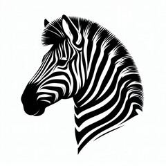 Zebra silhouette