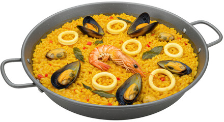 Isolated Paella
