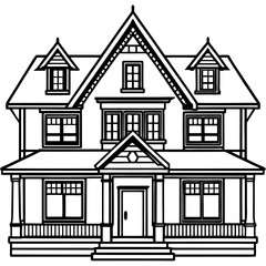 vector illustration of a house