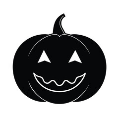 halloween pumpkin isolated on white