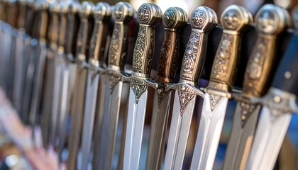 Ornate Daggers on Display.
