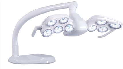Advanced triplehead white led dental lamp, enhanced illumination for precise oral care
