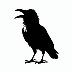 Fototapeta premium Crow Silhouette