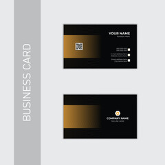 Minimal creative corporate business card design template .
