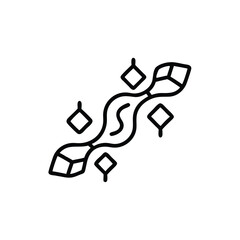 vector illustration of a hand holding a chair