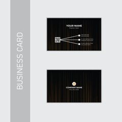Modern minimal presentation business card design template .