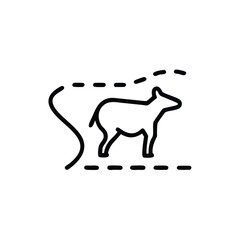 vector image of a dog