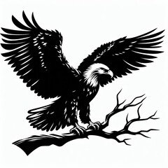 Obraz premium eagle Silhouette