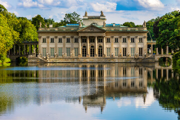 Lazienki Palace, Palace on the Water, Palace on the Island is a palace complex located in the Royal Trails Park in Warsaw. Poland