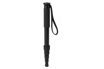 Monopod standing on transparent background, photography equipment