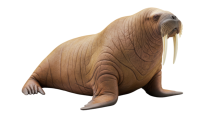 Isolated Walrus