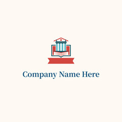 Obraz premium University Logo for Education