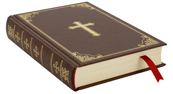 Isolated Brown Bible