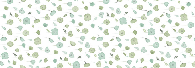 Unique Hand Illustrated Floral and Curly Pattern Creations