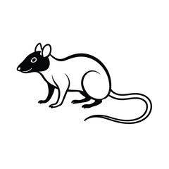 vector illustration of a mouse