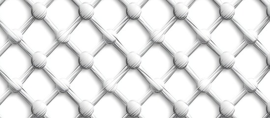 Abstract white lattice pattern with textured circles