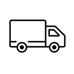 vector truck icon