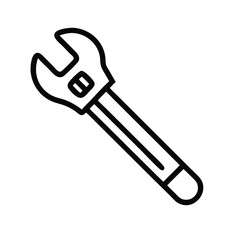 wrench vector icon
