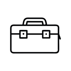 black briefcase icon