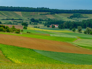 Ackerbau im frühjahr
