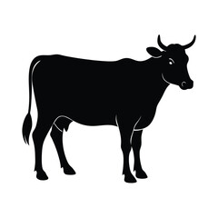 cow vector silhouette