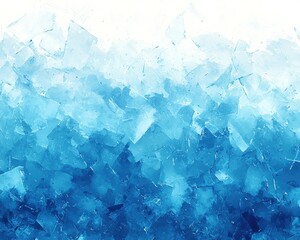 Obraz premium Blue ice shards