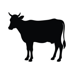 dexter cow vector silhouette