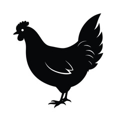 hen vector silhouette