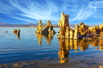 Mono Lake in California. USA