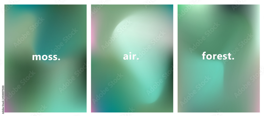 Poster soft, vibrant gradients blend smoothly in this vector illustration. the image features a blurred, dr