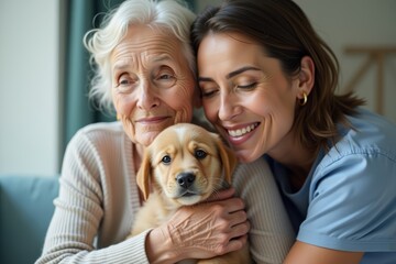 Legacy of Compassion: Mystery Woman Caring for Elderly Lady