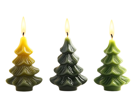 Christmas Tree Candle Holder on Transparent png (5).png