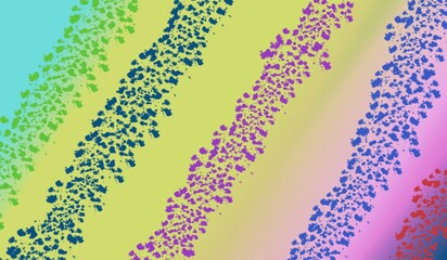 Unusual stripes. Abstract seamless patran. The effect of batik, crumpled paper. Grunge style. Suitable for wallpaper, wrapping paper, fabric, knitwear, clothing. Color yellow, sunny, lemon, blue