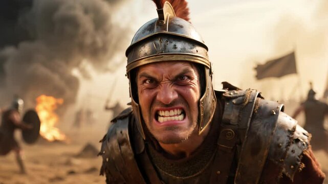 Soldado Romano furioso