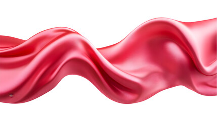 Abstract Pink Silk Wave, Flowing Fabric Texture, Elegant Drape