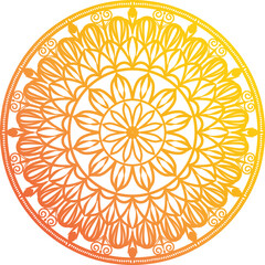 mandala round ornament