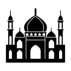 taj mahal vector illustration