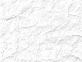 Obraz premium Crumpled White Paper Texture Background Seamless Pattern
