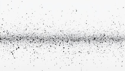 Obraz premium Abstract black speckles on white background