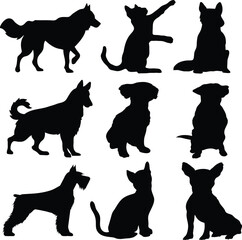 Dog Black Vector