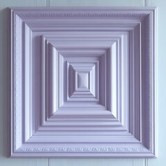 Obraz premium An Artistic Perspective Depicting a Square Ceiling Architecture Design