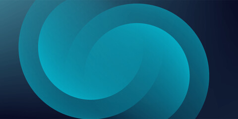Blue abstract gradient shapes background. Vector illustration