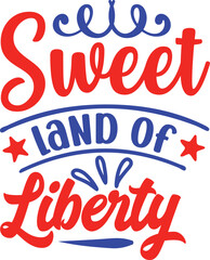 sweet land of liberty svg