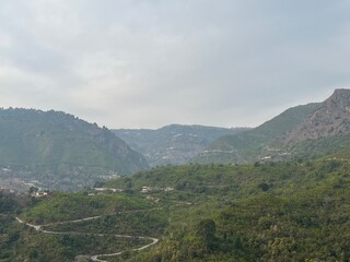 Naklejka premium landscape view in mountains of northern area in Pakistan